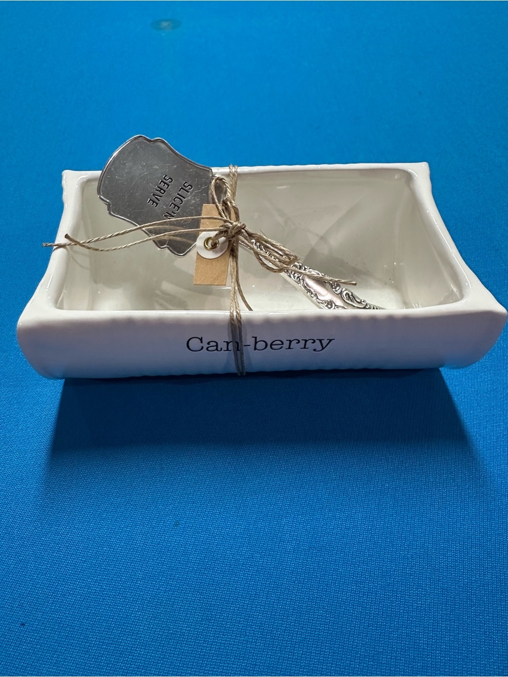 NWT Mud Pie Home Can-berry Thanksgiving Cranberry Sauce Circa Collection Bowl - Picture 5 of 5